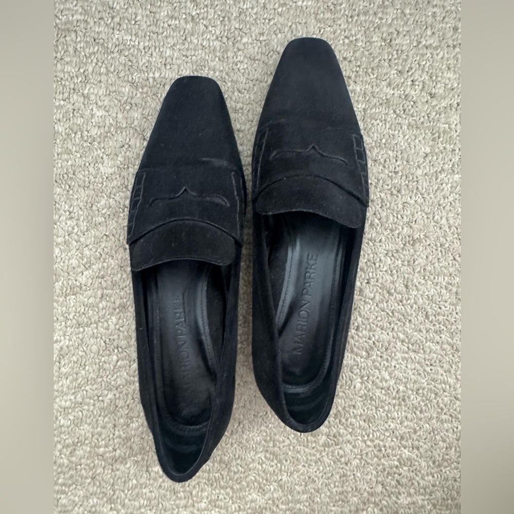 Elegant Black Suede Loafers